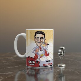  - Süper Star Karikatür Kupa Bardak