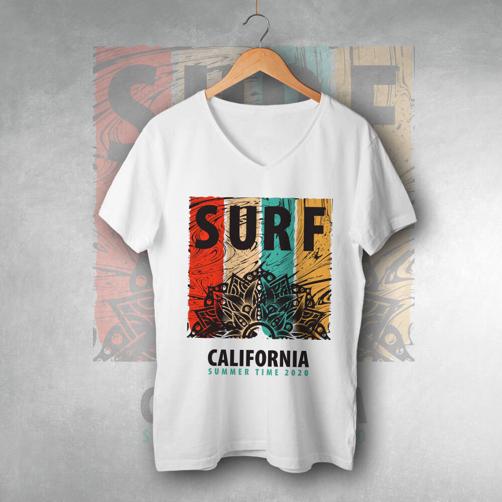 Surf California Unisex Tişört