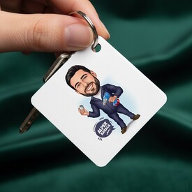  - Tamirci Erkek Karikatürlü Anahtarlık