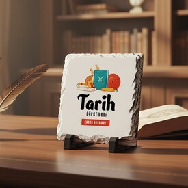  - Tarih Öğretmenlerine Hediye Taş Baskı