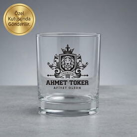  - Tasarım Orijinal İsme Özel Renkli Viski Kadehi