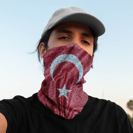 Tasarım Türk Bayrağı Bandana Boyunluk - Thumbnail