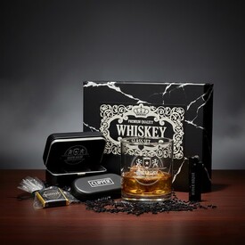  - Tasarım Viski Bardağı Çakmak ve Sigaralık Seti HORSE