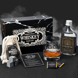 Tasarım Viski Bardağı ve Kolonya Whiskey Set - Thumbnail