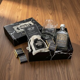  - Tasarım Viski Bardağı ve Kolonya Whiskey Set