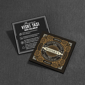 Tasarım Viski Bardakları ve İçki Matarası Whiskey Set - Thumbnail