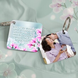  - Tatlı Gülüşüne Ölürüm Annem Anahtarlık