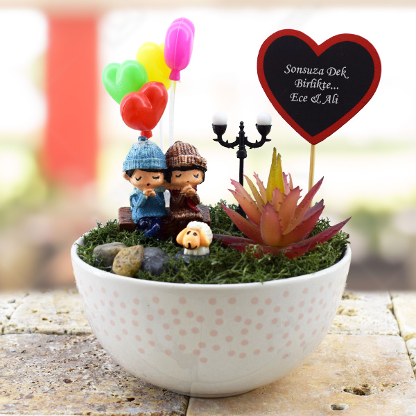 Tatlı Romantik Hayaller Minyatür Bahçe
