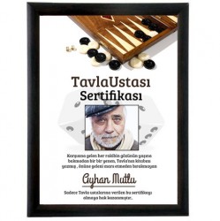 Tavla Ustalarına Özel Sertifika - Thumbnail