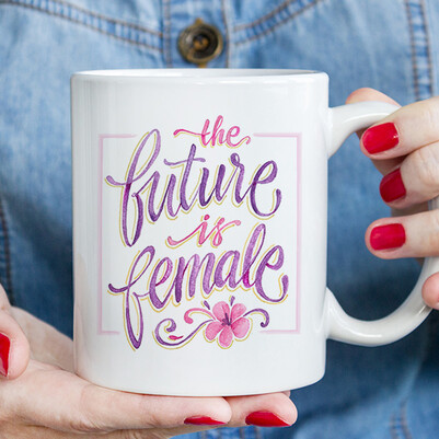 The Future Is Female Kupa Bardak - Thumbnail