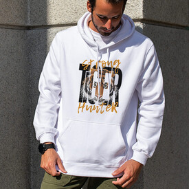 Tiger Tasarımlı Kapşonlu Sweatshirt - Thumbnail