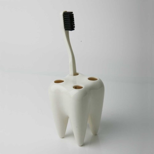 Toothbrush Holder - Diş Şeklinde Diş Fırçalık