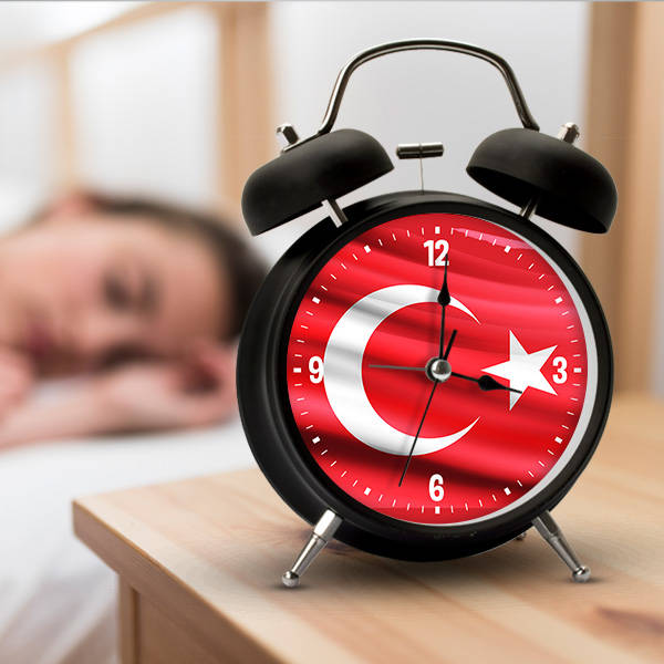 Türk Bayrağı Çalar Saat