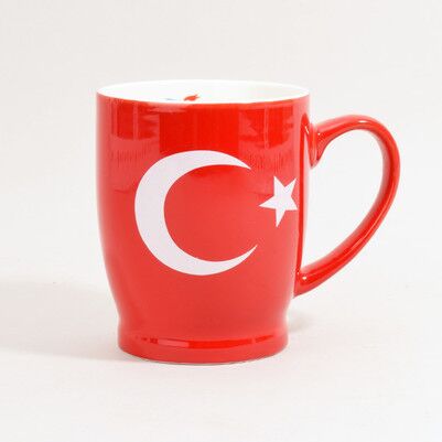 Türk Bayrağı Temalı Kupa Bardak - Thumbnail
