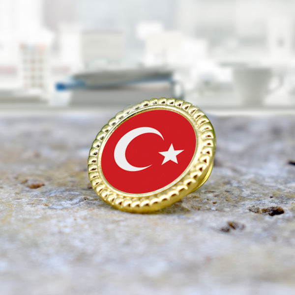 Türk Bayrağı Yaka Rozeti