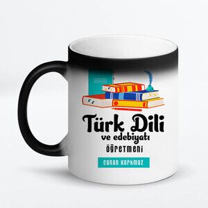 Türk Dili ve Edebiyatı Öğretmenine Özel Bardak - Thumbnail