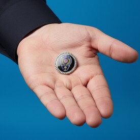  - Türk Polisi Armalı Yaka Rozeti