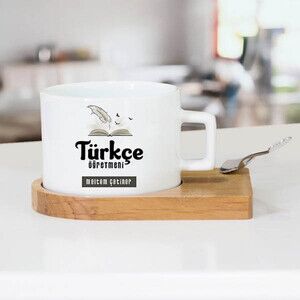  - Türkçe Öğretmeni Temalı Çay Fincanı