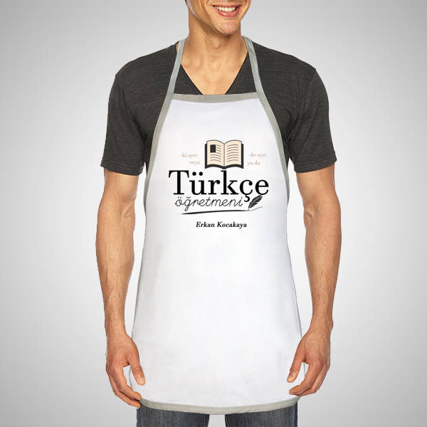 Türkçe Öğretmenine Hediye Mutfak Önlüğü