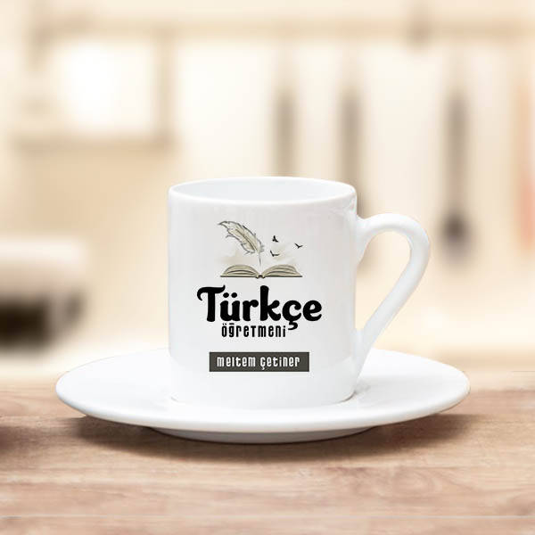 Türkçe Öğretmenlerine Hediye Kahve Fincanı