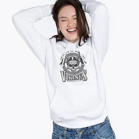  - Viking Kuru Kafa Tasarımlı Kapşonlu Kadın Sweatshirt