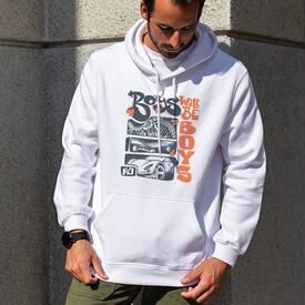 Will Be Boys Tasarımlı Kapşonlu Sweatshirt - Thumbnail