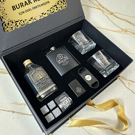 Yakın Arkadaşa Hediye Noble Crown Premium Viski Seti - Thumbnail