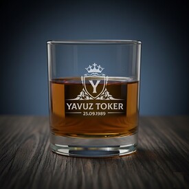  - Yaş Günü Hediyesi Kişiye Özel Viski Kadehi