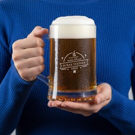 - Yaş Günü Tasarımlı Bira Bardağı