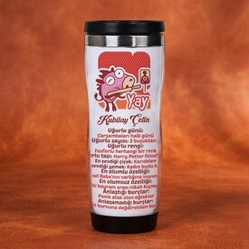  - Yay Burcuna Özel Esprili Termos