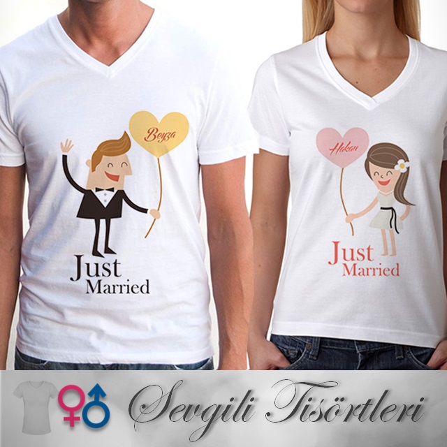 Yeni Evlilere Özel Sevgili Tişörtü