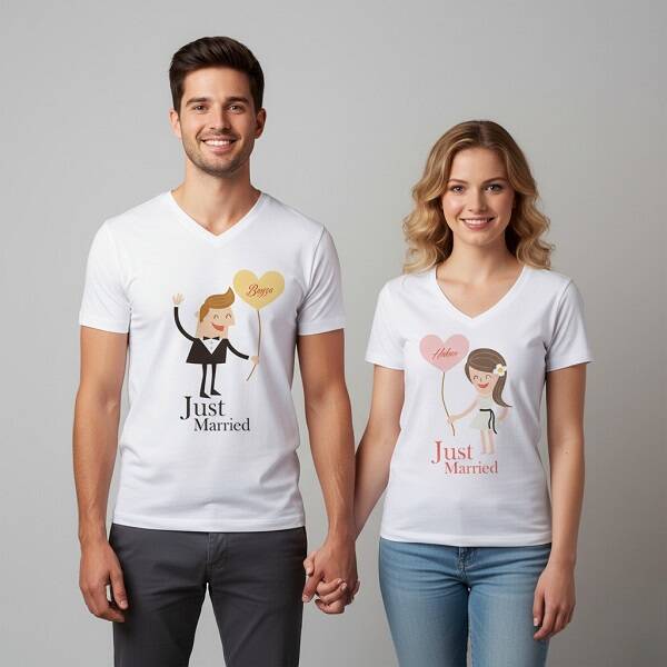 Yeni Evlilere Özel Sevgili Tişörtü