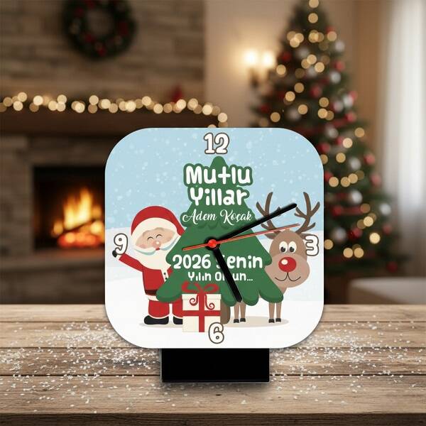 Yeni Yılın Güzel Olsun Masa Saati