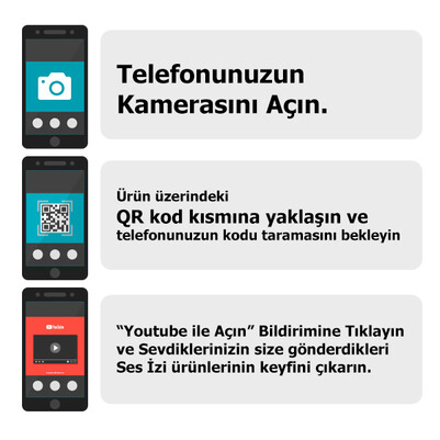 Yılbaşı Hediyesi Ses İzi Kanvas Tablo - Thumbnail