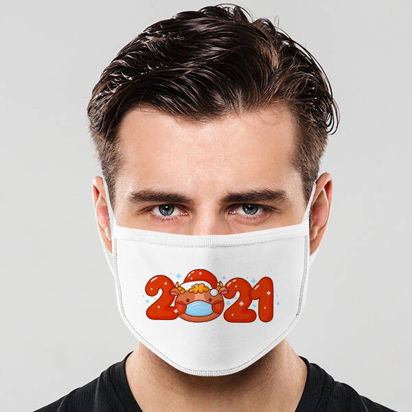 Yılbaşı Partisi 2021 Ağız Maskesi
