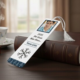  - Yılbaşına Özel Fotoğraflı Kitap Ayracı