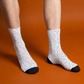  - Yıldız Haritası Tasarım Erkek Çorabı