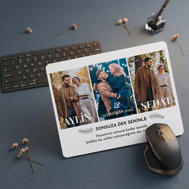  - Yıldönümü Hediyesi Fotoğraflı Mousepad