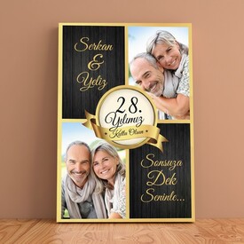  - Yıldönümü Temalı Kanvas Tablo