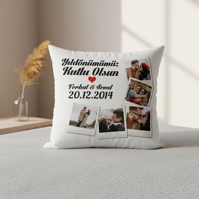  - Yıldönümümüz Kutlu Olsun Aşkım Yastık