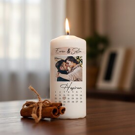  - Yıldönümüne Özel Fotoğraflı Mum