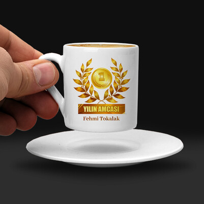 Yılın Amcası İsimli Kahve Fincanı - Thumbnail