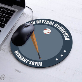  - Yılın Beyzbol Oyuncusu İsme Özel Yuvarlak Mousepad