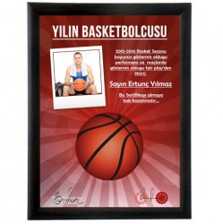  - Yılın En İyi Basketbolcusu Sertifikası