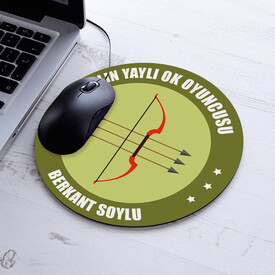  - Yılın Yaylı Ok Oyuncusu İsme Özel Yuvarlak Mousepad