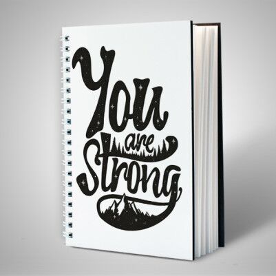 You Are Strong Motto Defter - Thumbnail