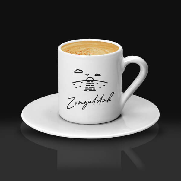 Zonguldak Temalı Kahve Fincanı